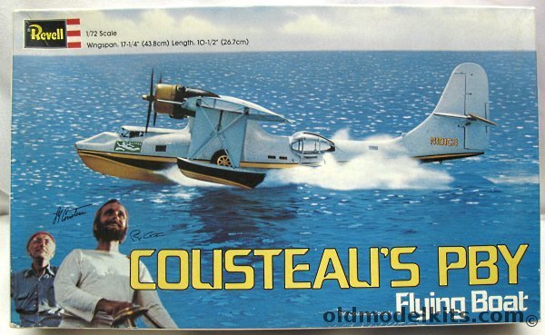 Revell 1/72 Cousteau's (Calypso) PBY Catalina Flying Boat, H576 plastic model kit